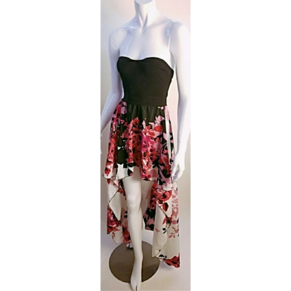Floral skirt XS high-low, Venni Caprice